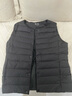 雪中飞经典新款基础舒适轻薄羽绒便捷短款保暖羽绒小马甲轻盈便携舒适 宝石黑|8086-女 L 170/92A 实拍图