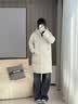 高梵黑金鹅绒服机能5.0六格男女同款加厚中长款羽绒服经典百搭休闲风 铂金1号 S 实拍图
