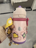 babycare儿童保温杯婴儿吸管水杯水壶不锈钢保温杯上学450ml-新旧款混发 实拍图