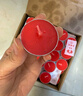 福澤天下 酥油灯蜡烛供灯长明灯浪漫香薰求婚无烟小蜡烛4小时100粒红色 实拍图