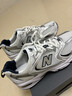 NEW BALANCE NB530官方老爹鞋男鞋女鞋情侣复古秋冬透气百搭运动休闲鞋 米白/金属银MR530KA 建议拍小半码 36 (脚长22cm尺码详询客服) 实拍图