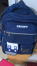 史努比（SNOOPY）小学生书包轻便儿童护脊减负双肩包痛包 四到六年级 蓝色大号 实拍图