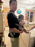 BabyBjorn瑞典品牌进口透气婴幼儿背带抱娃神器Harmony背带0-3岁 灰褐色 实拍图