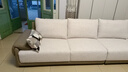 全友家居 布皮沙发客厅家用家具实木架大户型简约风贵妃位L型布艺沙发 实拍图