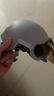 3c认证电动车头盔新国标通用女男士电瓶车防晒四季镜片夏季安全帽 3C认证 灰色【送防晒短镜】 实拍图