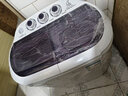 小鸭2.5公斤双缸小型半自动迷你洗衣机 婴儿小洗衣机 家用洗衣机双桶小型洗脱一体 黑色款不锈钢内桶 实拍图