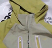 左西儿童冲锋服2025新款男童外套秋装防风防水男孩软壳衣 黄绿色 160 实拍图