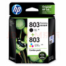 惠普（HP）803原装黑彩套装墨盒 适用hp deskjet 1111/1112/2131/2132/2621/2622打印机 实拍图