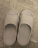 朴西新款EVA踩屎感厚底拖鞋女士居家室内情侣拖鞋男 灰色 46-47 实拍图