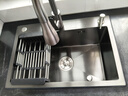 卡莎蒂厨房水槽大单槽洗菜盆洗碗槽一体盆304不锈钢台下盆洗菜盆小尺寸 60*40cm【SUS304】送抽拉龙头 实拍图