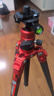 富图宝（Fotopro）空气三号 双全景云台碳纤维相机微单摄影摄像三脚支架 火焰橙 重/0.9KG 手机夹 实拍图