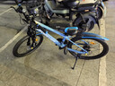 永久镁合金山地自行车22英寸24变速男女式青少年学生儿童单车王子蓝 实拍图