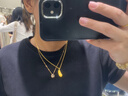 周生生黄金足金万字项链百搭素链女款95490N计价 45厘米3.8克 实拍图