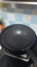 【亏本清仓】韩式麦饭石色不粘锅平底锅铁锅电磁炉不带盖 深炒锅【出口品质】28cm无盖 实拍图