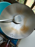 炒锅燃气灶家用商用不锈铁单把炒锅圆底燃气灶适用爆炒锅不生锈 32cm 实拍图