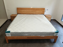 林氏家居全实木床双人床1.8米1.5米可选主卧室大床原木风床架单人床PK13A 【低铺|排骨架】床+零胶弹簧床垫+床头柜*1 1.8米x2米 实拍图