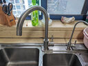京东京造 厨房水龙头304不锈钢双水花360°旋转冷热双控适用于水槽洗菜盆 实拍图