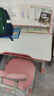 益威（EIEV）儿童学习桌椅套装作业学习桌学习椅书桌椅小学生可升降写字桌课桌 豪华收纳书桌+双背正姿椅+无灯粉 实拍图