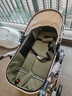ANGI BABY婴儿车高景观婴儿推车可坐可躺双向避震0-3岁新生儿遛娃神器推车 绿野仙踪【四轮橡胶】 婴儿车高景观轻便避震遛娃神车 实拍图