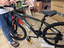 喜德盛（xds）山地自行车黑客350/旭日310 X6铝合金车架21速变速机械碟刹 黑客350黑银17寸（26款） 实拍图
