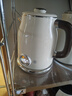 美的（Midea）艺术家电热水壶  烧水壶自动断电保温一体  1.6L大容量电热水壶 316L不锈钢恒温壶 精准控温 63-Q 实拍图