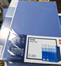 得力（deli）10只A4/60页资料册 商务考试文件夹合同资料档案收纳册活页插袋 办公学习文件保护蓝色PQ101-J60 实拍图