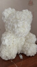 雨蒙蒙生日礼物女生永生花白玫瑰熊伴手礼盒情人节摆件高级结婚订婚新婚 实拍图