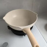 炊大皇 炒锅 麦饭石色不粘锅多功能少油烟炒菜锅平底32cm 电磁炉通用 实拍图