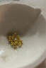 喜上眉梢【喜上眉梢】999足金蹦迪镭射散珠黄金3D硬金超闪足球珠圣诞礼物 1g 2.5mm蹦迪珠多颗 实拍图