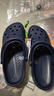 卡骆驰（CROCS）洞洞鞋贝雅男鞋女鞋轻便耐磨一脚蹬拖鞋休闲鞋|10126 深蓝-410 46 /47(300mm) 实拍图