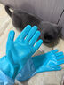 HELLOJOY狗狗洗澡手套宠物猫咪撸猫防抓饶神器按摩搓澡专用工具加长2只装 实拍图