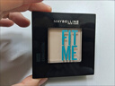 美宝莲（MAYBELLINE） fit me粉饼女定妆遮瑕控油哑光修容干粉饼蜜粉散粉保湿彩妆 8.5G（适合自然偏白肤色） 实拍图