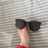 墨镜女2025新款高级感大脸显瘦太阳镜男防紫外线防晒遮阳开车眼镜 黑框黑灰片 单眼镜-无配件 实拍图