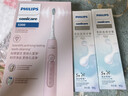 飞利浦（PHILIPS）【肖战推荐】电动牙刷钻石3系 生日礼物 情侣款送男生/女友 微泡水流 HX5171/04淡粉色 国家补贴 实拍图