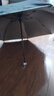 【全网爆款】手动UV折叠雨伞男女晴雨伞两用防晒遮阳黑胶伞 【新人福利】7骨 纯色随机无黑胶 实拍图