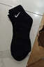 耐克速干训练短袜(3双)冬季支撑柔软舒适NIKE LIGHTWEIGHT SX7677 010黑/(白) S 实拍图