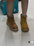 骆驼（CAMEL）【山丘】经典大黄靴户外工装马丁靴 L23W076065R 土黄（绒里） 37 实拍图