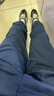 真维斯（JEANSWEST）运动卫裤男款2025秋冬新款男士宽松束脚加绒哈伦裤休闲裤子男秋款 668藏青常规 2XL 实拍图
