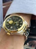 瑞士原装进口男士手表机械表24k黄金表十大品牌9999足金一帆风顺 间金黑面-享全国专柜终身质保服务 附带足金鉴定证书 41mm 直径 晒单实拍图