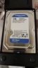 西部数据（WD）台式机械硬盘 WD Blue 西数蓝盘 1TB 7200转 64MB SATA CMR垂直 DIY装机电脑硬盘 3.5英寸WD10EZEX 实拍图