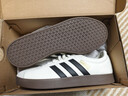 adidas「T头鞋」VL COURT复古休闲板鞋德训鞋男女阿迪达斯轻运动 汉玉白/黑色/树脂黄   42.5 实拍图