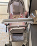 奔昂 婴儿推车可坐可躺轻便避震宝宝折叠婴儿车双向BB童车手推车 升级极光灰一键单手收+可坐躺+双向推行+四轮高配 实拍图
