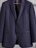 雅戈尔（YOUNGOR）西服男0100款单上衣西服套装男正装羊毛西服 藏青 L 175/100A 实拍图
