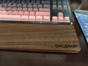 宜适酷(EXCO)胡桃木原切实木 短键盘托机械键盘手托87键电脑掌托鼠标垫护腕垫电竞木质腕托84键款9543 实拍图