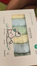 全棉时代婴儿口水巾儿童小毛巾纯棉纱布手帕洗脸面巾礼盒装 黄蓝绿6条/盒 实拍图
