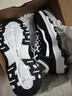 斯凯奇奥利奥|秋季黑白老爹鞋复古熊猫鞋透气厚底增高运动鞋 实拍图