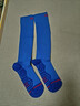 匹克青少年速干儿童足球袜长筒训练压力袜护腿马拉松健身跑步骑行湖蓝 实拍图