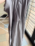 无印良品（MUJI）女式凉感短袖连衣裙女装裙子25年夏季连身裙长裙BC2LKA5S 灰色 XL (165/92A) 实拍图