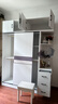 白浅【免费安装】衣柜卧室储物柜子移门衣橱简易推拉门大衣柜 【两门】1.4米主柜+顶柜+边柜 实拍图