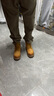 骆驼（CAMEL）王俊凯同款秋冬马丁靴户外工装大黄靴男 G122W7757TR 金黄 40 实拍图